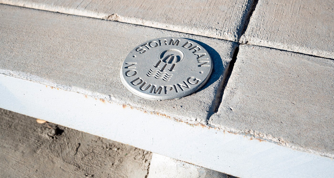 Storn drain in Chandler