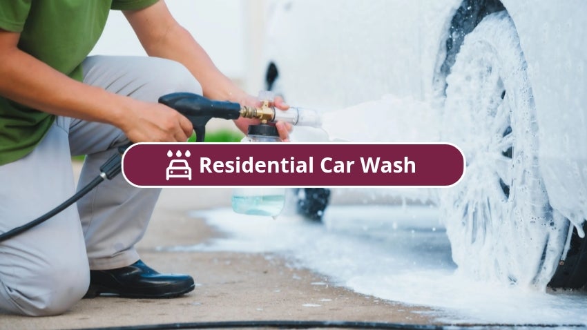 Residential Car Wash Waste