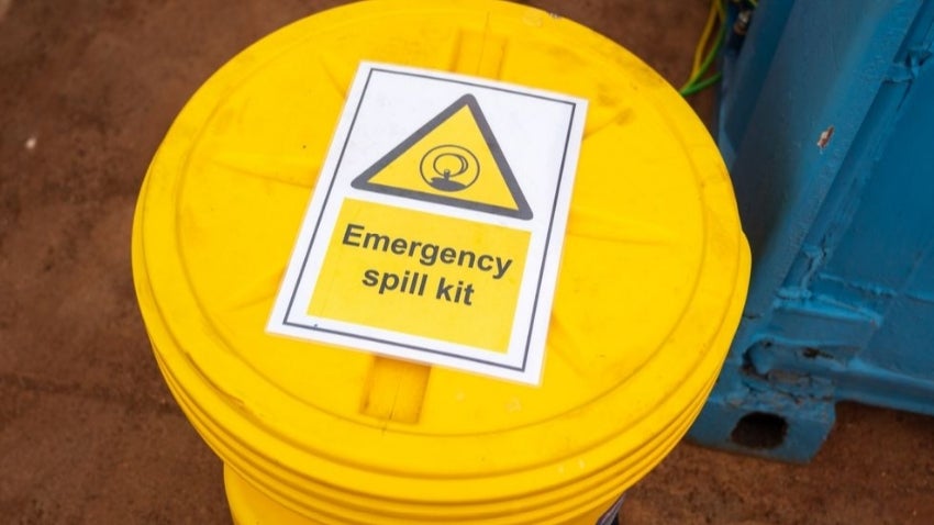 Yellow 5-Gallon Bucket Emergency Spill Kit
