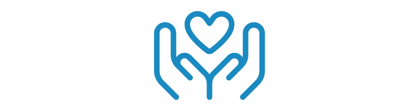 Hands Holding Heart Icon to represent Cultural Identity