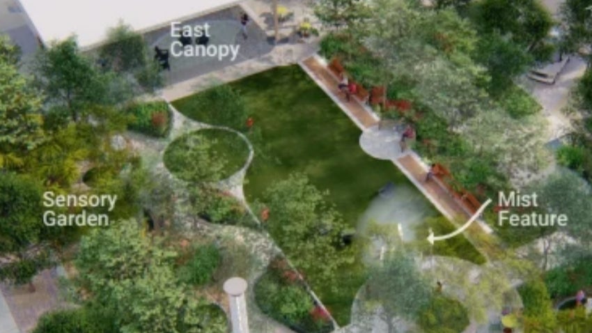 Rendering of The East Commons