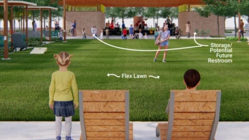 Rendering of the Flex Lawn