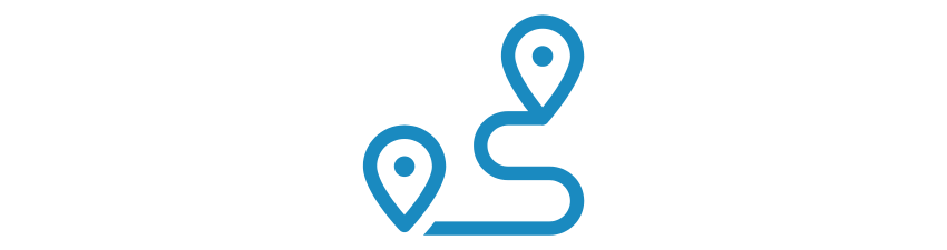 Location Route Icon to represent Placemaking