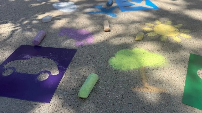 Sidewalk Chalk Drawings