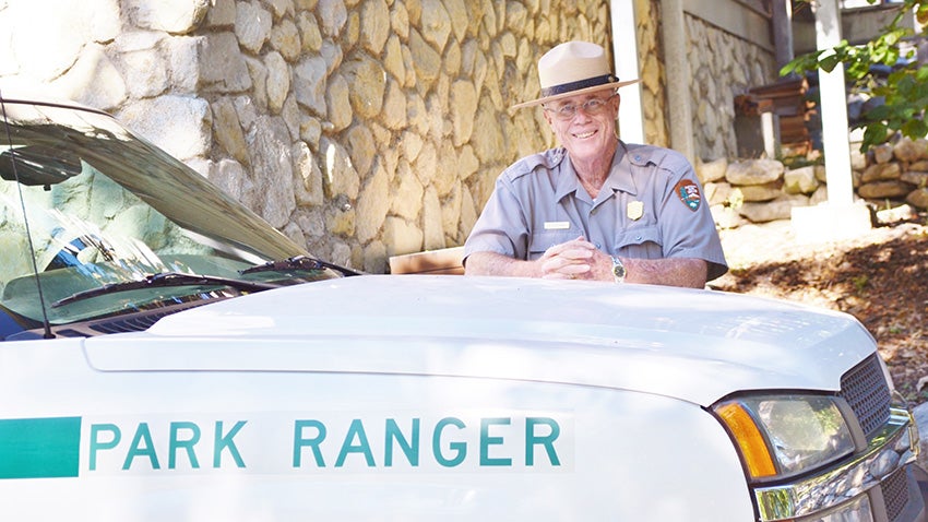 Former National Park ranger Steve Elnglehardt 