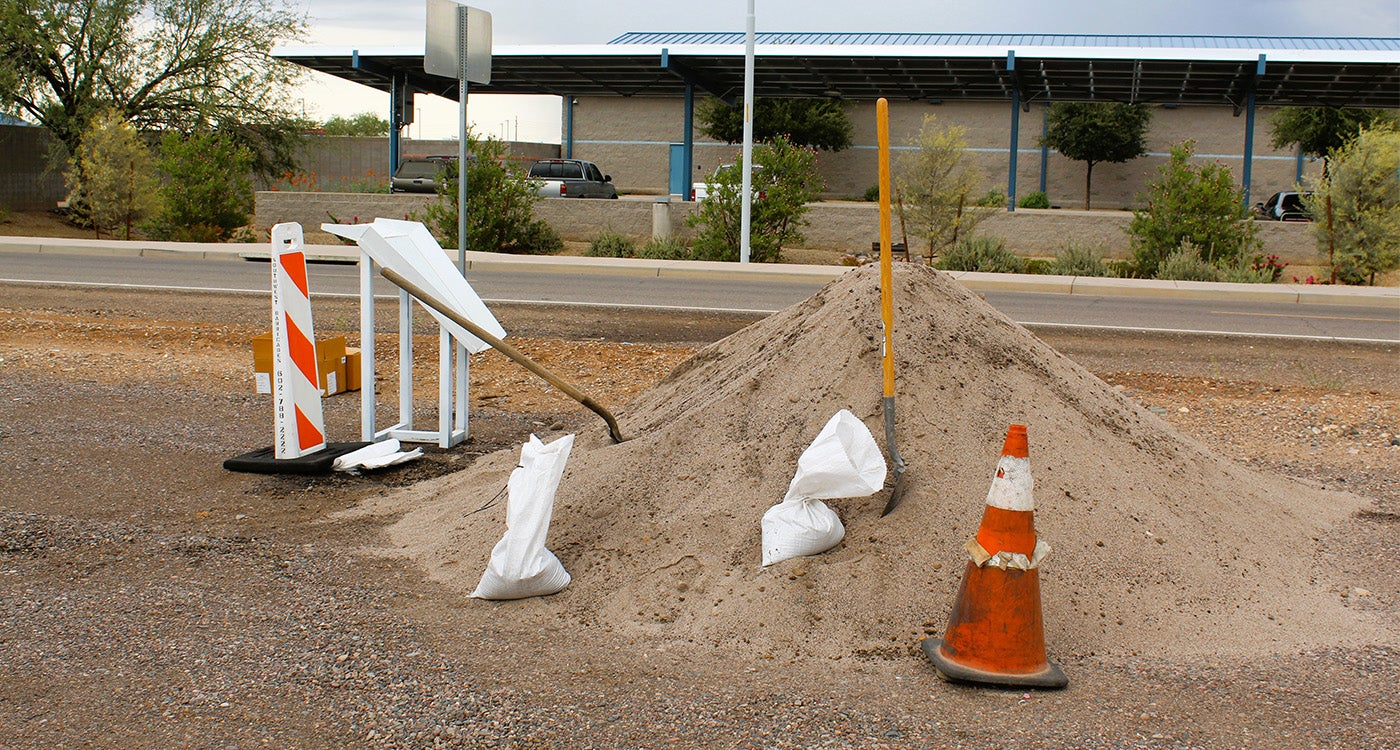 Do-It-Yourself Sandbag Station