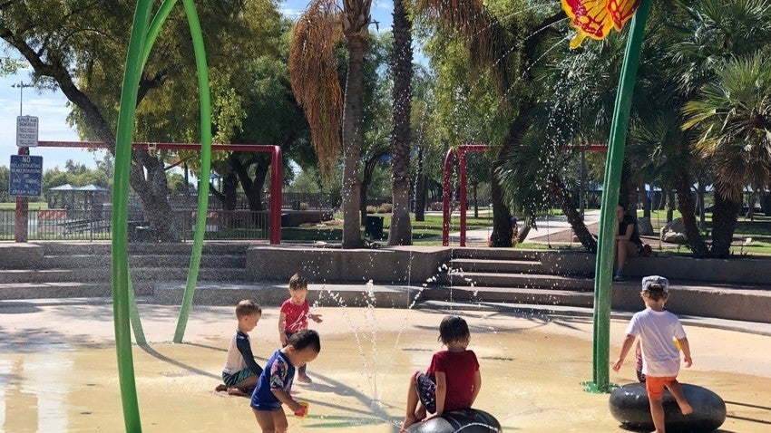 desert breeze splash pad