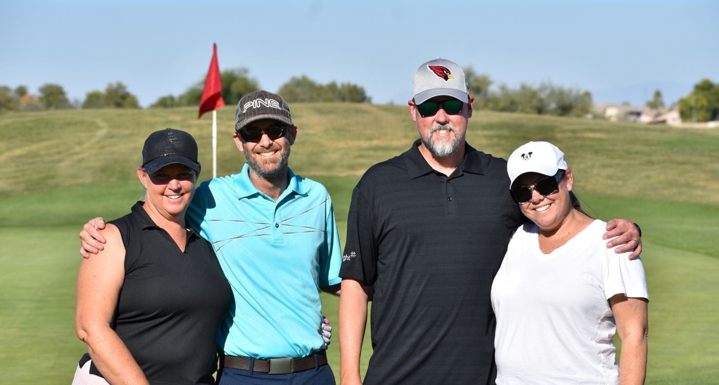 group of golfers at the Chandler Golf Challenge