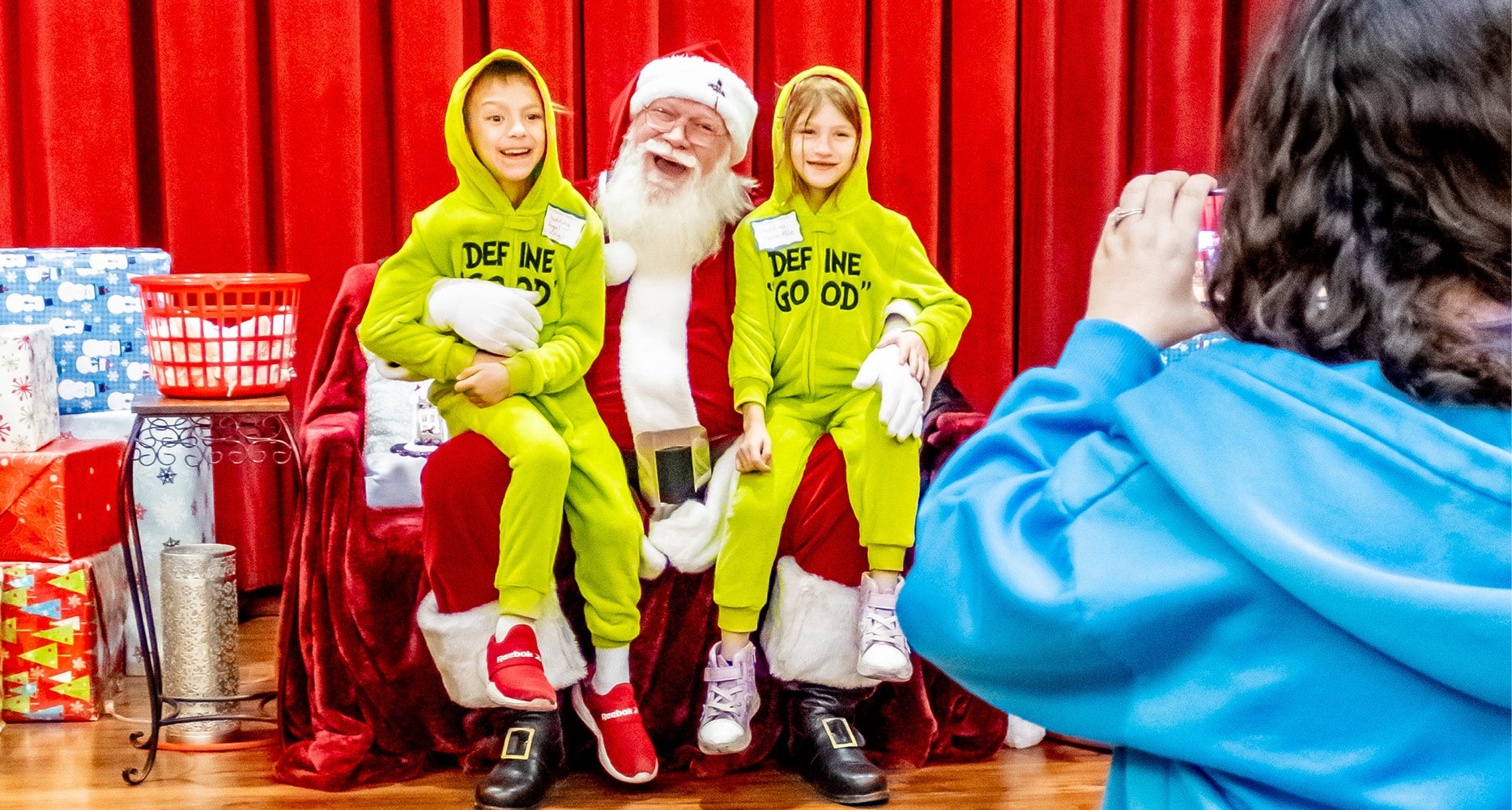 Kids on Santa's Lap