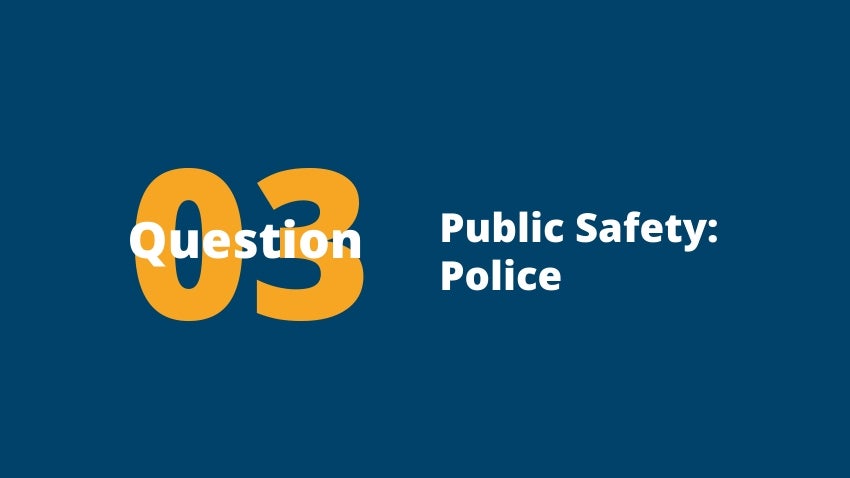 Question 3: Public Safety/Police