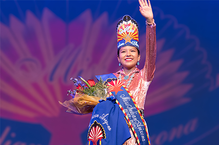 58th Annual Miss Indian Arizona Winner Audriana Adzaan Mitchell