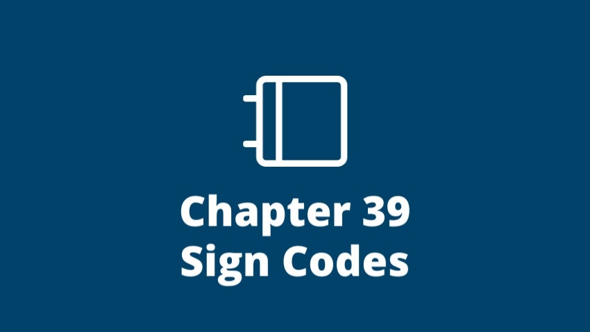 Sign Code