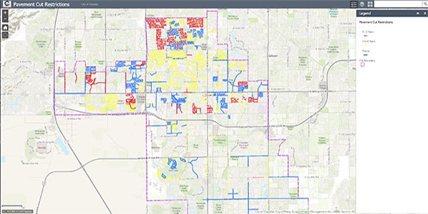 Chandler Az Zip Code Map Map Library | City Of Chandler