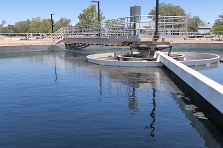 A reclaimed water facility in Chandler A reclaimed water facility in Chandler 