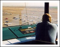View from the Chandler Airport control tower View from the Chandler Airport control tower