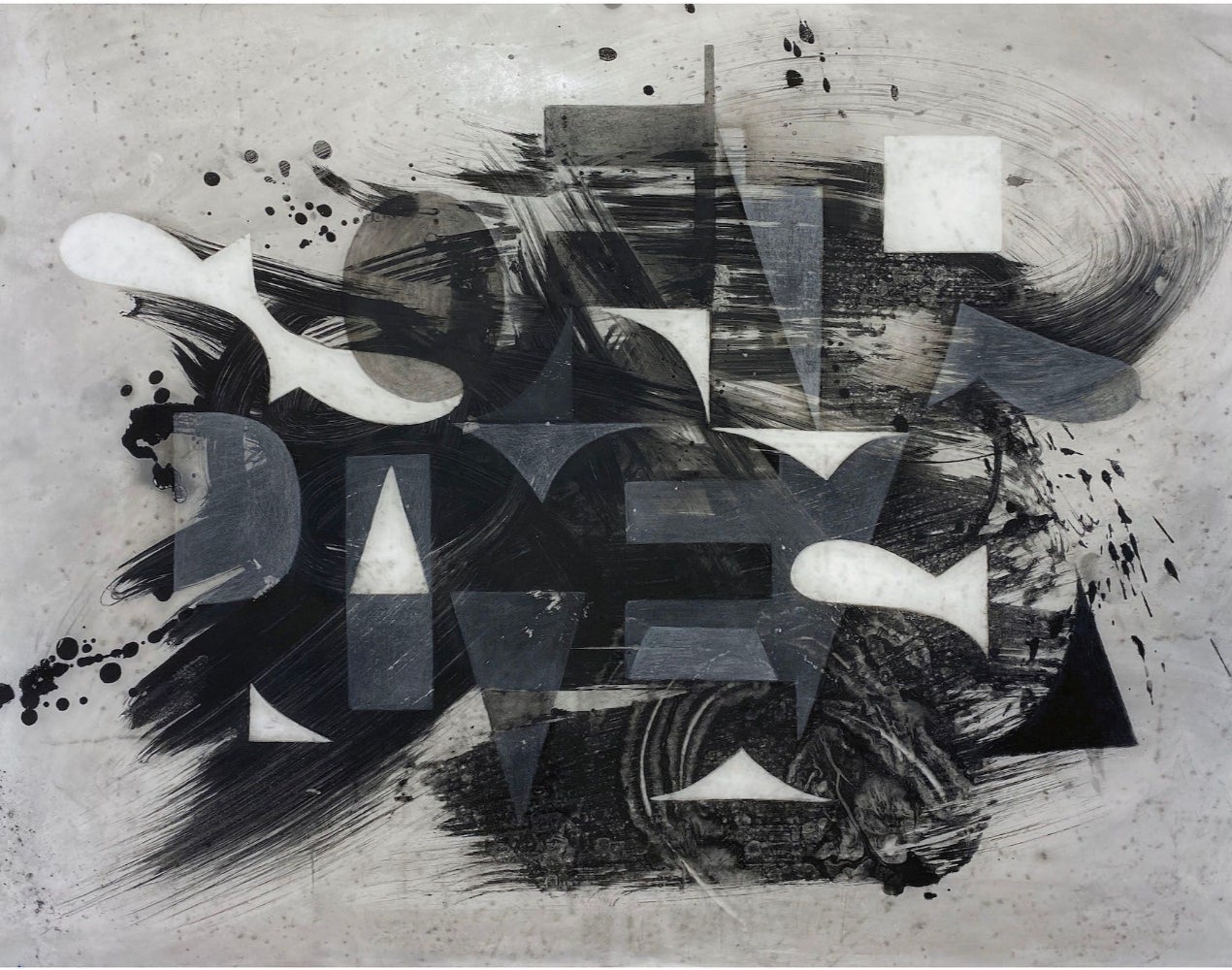 Black and White Abstract Art Black and White Abstract Art