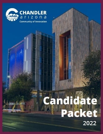 City of Chandler 2022 Candidate Elections Booklet Cover