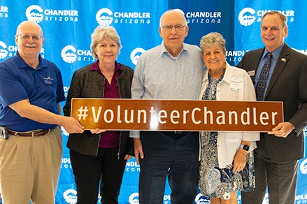 #ChandlerVolunteers Group Pic at Volunteer Recognition Awards
