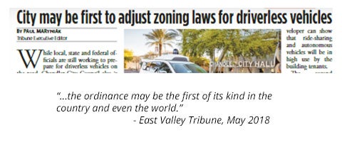 City may the first to adopt zoning laws for driverless vechiles