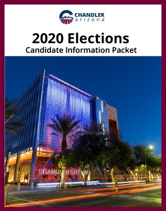 City of Chandler 2020 Candidate Elections Booklet Cover City of Chandler 2020 Candidate Elections Booklet Cover