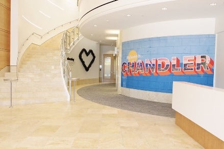 CVS Health -interior building with Chandler mural