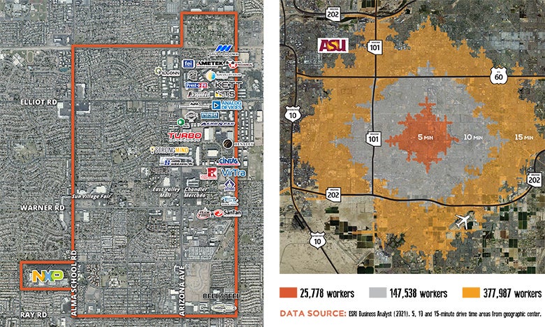 Uptown Chandler Map