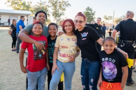 Family from Amberwood South neighborhood during a previous Envision page