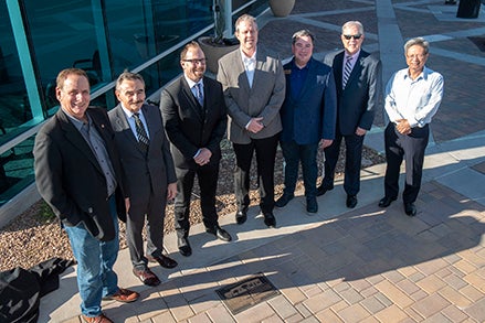 Mayor and Council at Chandler's incorporation ceremony