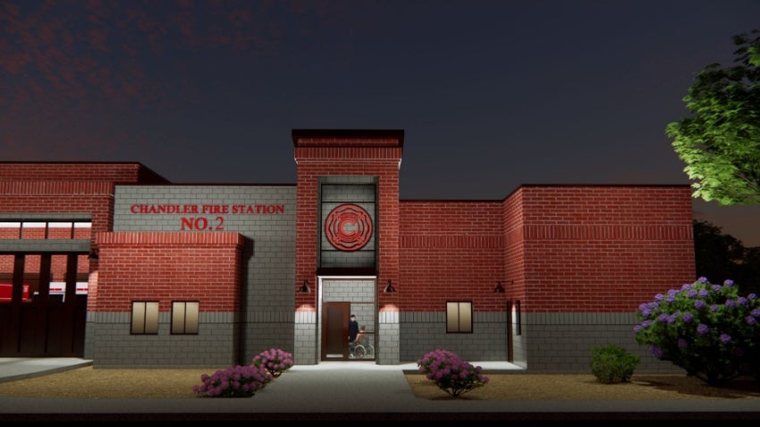 Chandler Fire Station No. 2 Rending Chandler Fire Station No. 2 Rending