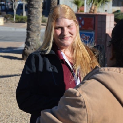 Homelessness Navigator Helping a Resident In Need