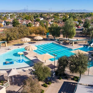 Desert Oasis Aquatic Center Aerial
