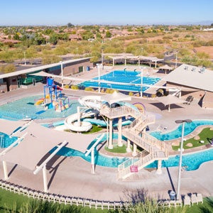 Mesquite Groves Aquatic Center Aerial