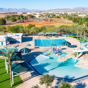Nozomi Aquatic Center Aerial