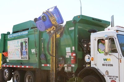 photo of garbage truck