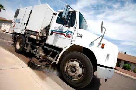 street sweeping machine