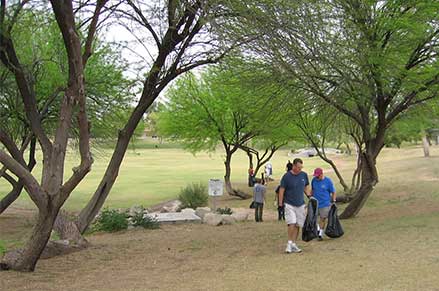 Participants of the Adopt A Park Program