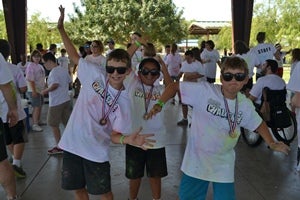 Camp Challenge Color Run Dancers