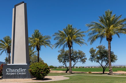 Chandler Airport Center Sign Chandler Airport Center Sign