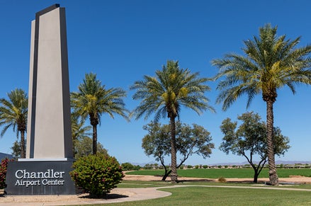 Chandler Airport Center Sign