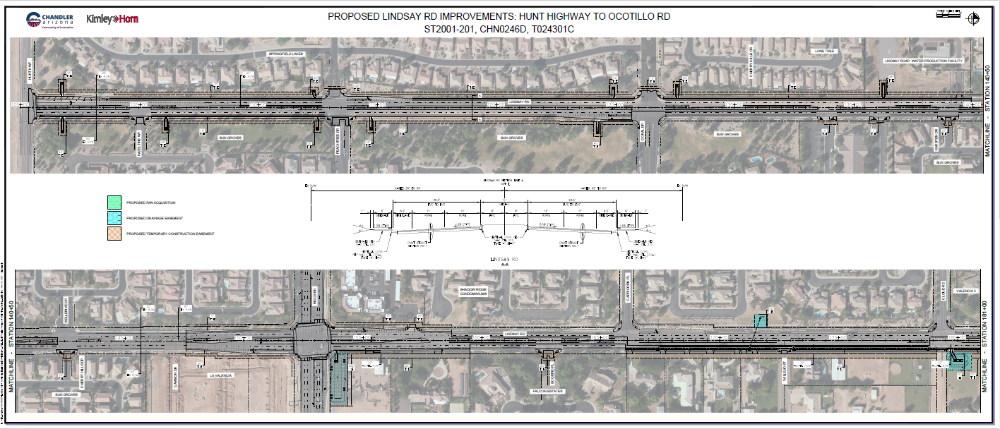 Lindsay Road Ocotillo to Hunt Highway Project 