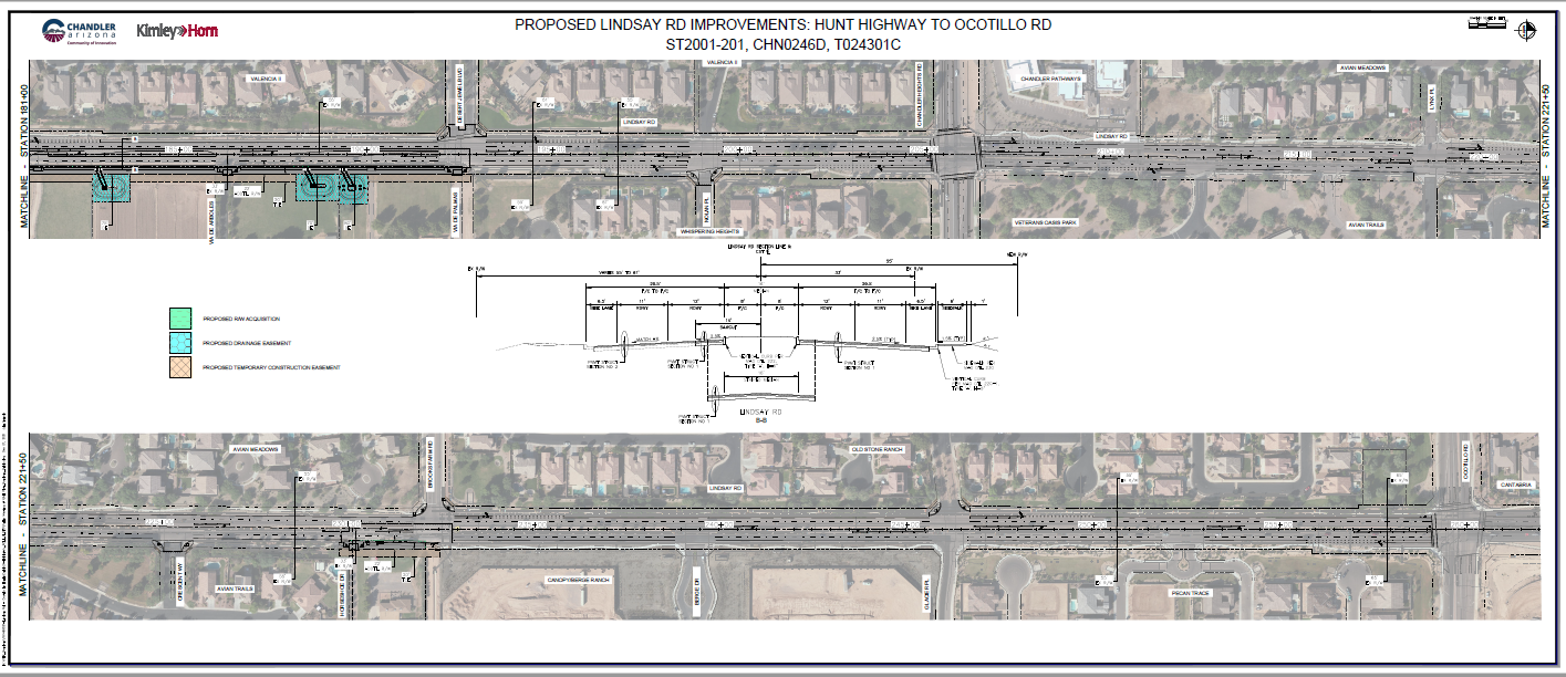 Lindsay Road Ocotillo to Hunt Highway Project