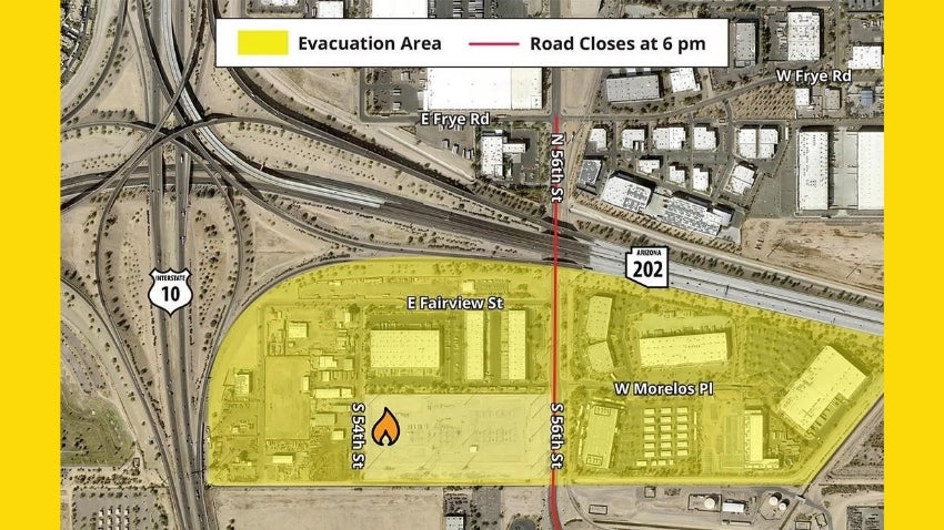 Hazard Alert: 54th Street and Pecos Road Hazard Alert: 54th Street and Pecos Road