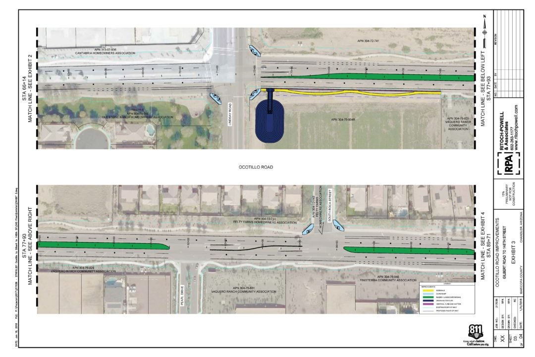Ocotillo Road: Lindsay Road to Gold Leaf