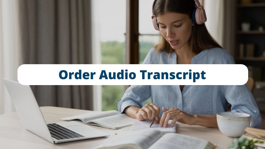Order Audio Transcript