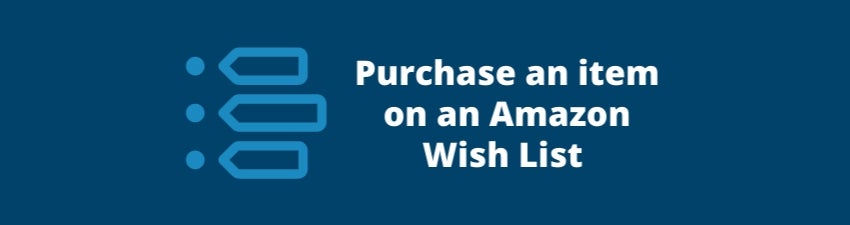Purchase an item on an Amazon Wish List 