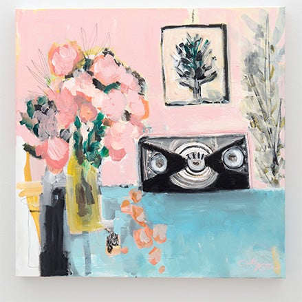 Autumn Rose: Tuned In, 2018, acrylic on canvas Autumn Rose: Tuned In, 2018, acrylic on canvas