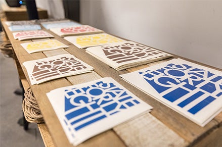 ​  State Forty Eight logos are printed a variety of merchandise, including stickers and decals. ​