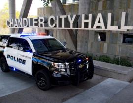 Police Vehicle at City Hall