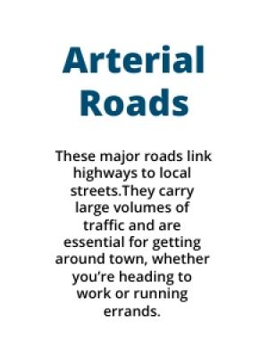 Arterial Roads Description