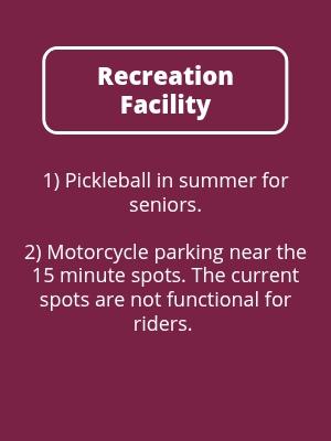 Recreation Facility: Pickleball